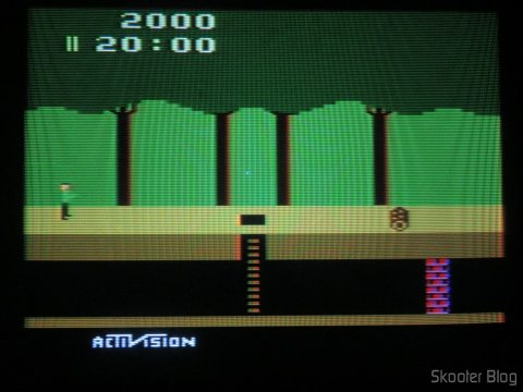 Pitfall, executando em NTSC.