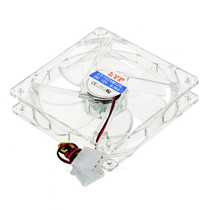 PC Case 120mm 4-LED Chassis Fan