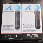 Caixas dos dois Playstation Move Motion Controlllers