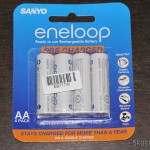 Pacote com 4 Pilhas Sanyo Eneloop 2000mAh genuínas