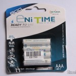 Pacote com 4 Pilhas AAA NiMH recarregáveis 1.2V 750mAh GS Yuasa Enitime
