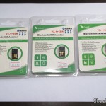 Mini Adaptador Dongle Bluteooth 2.1 + EDR As três embalagens de Mini Adaptador Dongle Bluteooth 2.1 + EDR