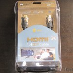 Cabo HDMI v1.4 M-M 1080p banhado a ouro, duplamente blindado com 5 metros em sua embalagem