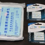 2 Kits 7 em 1 de Ferramentas para Cirurgia Dental Descartáveis e duas cartelas com 4 Pilhas AAA NiMH recarregáveis 1.2V 750mAh GS Yuasa Enitime