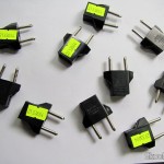 DealExtreme: 10 Adaptadores de Plug de Energia Plano para Redondo (novo padrão brasileiro) 10 Adaptadores de Plug de Energia Redondo para Plano