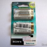 Pacote com 4 Baterias AA Recarregáveis NiMH 2100mAh Sony CycleEnergy Genuínas (Genuine Sony CycleEnergy 2100mAh Ni-MH Rechargeable AA Batteries (4-Pack))