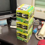 Pacote com 4 Baterias AA Recarregáveis NiMH 2100mAh Sony CycleEnergy Genuínas e 3 Lâmpadas Cerâmica Decorativa com Luz Multicolorida, Alimentada com Energia Solar, com Padrão de Folha de Maple, Branca