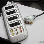 Switch de cabos SCART 4 para 1 (Professional Scart cable switch box Quality 1 - 4 way)