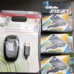 DealExtreme (DX): Receptor de Controladores Sem Fio de Xbox 360 para PC e 12 Cartuchos Mach 3 da Gillette revolucionário com lâmina tripla Receptor de Controladores Sem Fio de Xbox 360 para PC e 12 Cartuchos Mach 3 da Gillette revolucionário com lâmina tripla