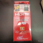 DealExtreme (DX): Cabo HDMI M-M PowerSync Genuíno de Alta Velocidade, 3D, Ethernet 2160p com 1,8 metros (Genuine PowerSync 2160P HDMI M-M High Speed/3D/Ethernet Connection Cable (1.8M-Length)) Cabo HDMI M-M PowerSync Genuíno de Alta Velocidade, 3D, Ethernet 2160p com 1,8 metros (Genuine PowerSync 2160P HDMI M-M High Speed/3D/Ethernet Connection Cable (1.8M-Length)) em sua embalagem