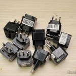 10 Adaptadores de Plug de Energia com 3 pinos de Australiano, Norte-Americano, Reino Unido e Europeu para Novo Padrão Brasileiro (3-PIN AU / US / UK / EU to Brazil Travel Power Plug Adapter)