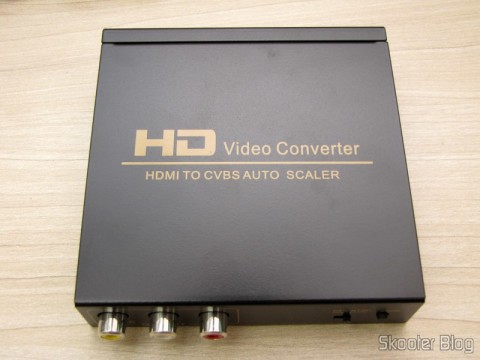 Conversor de HDMI para Vídeo Composto (CVBS) + Áudio Estéreo (HDMI to CVBS Video Converter)