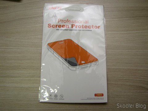Película de Proteção de Tela para Samsung Galaxy Grand Duos / i9082 ENKAY Transparente (ENKAY Screen Guard Protector for Samsung Galaxy Grand Duos / i9082 - Transparent) em sua embalagem