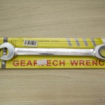 Chave Combinada (Chave de Boca) com Catraca Aço Cromo-Vanádio 19mm REWIN (Chrome Vanadium Steel Ratchet Combination Spanner Wrench (19mm)) em sua embalagem