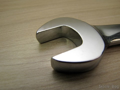 Chave Combinada (Chave de Boca) com Catraca Aço Cromo-Vanádio 19mm REWIN (Chrome Vanadium Steel Ratchet Combination Spanner Wrench (19mm))