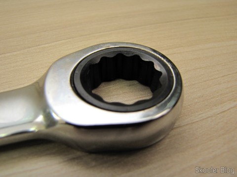 Catraca da Chave Combinada (Chave de Boca) com Catraca Aço Cromo-Vanádio 19mm REWIN (Chrome Vanadium Steel Ratchet Combination Spanner Wrench (19mm))