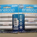 DealExtreme (DX): 2 Embalagens com 4 Pilhas Recarregáveis AA NiMH 1.2V 1900mAh Sanyo Eneloop Genuínas (Genuine Sanyo Rechargeable 1.2V 1900mAh AA Batteries (4-Piece Pack)) Embalagens com 4 Pilhas Recarregáveis AA NiMH 1.2V 1900mAh Sanyo Eneloop Genuínas (Genuine Sanyo Rechargeable 1.2V 1900mAh AA Batteries (4-Piece Pack))