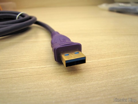 Plug do Cabo Extensão USB 3.0 Macho para Fêmea Millionwell 180cm (MILLIONWELL USB 3.0 Male to Female Extension Cable (180cm))