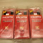 DealExtreme: 8º, 9º e 10º Cabos HDMI M-M PowerSync Genuíno de Alta Velocidade, 3D, Ethernet 2160p com 1,8 metros (Genuine PowerSync 2160P HDMI M-M High Speed/3D/Ethernet Connection Cable (1.8M-Length)) 3 Cabos HDMI M-M PowerSync Genuíno de Alta Velocidade, 3D, Ethernet 2160p com 1,8 metros (Genuine PowerSync 2160P HDMI M-M High Speed/3D/Ethernet Connection Cable (1.8M-Length))
