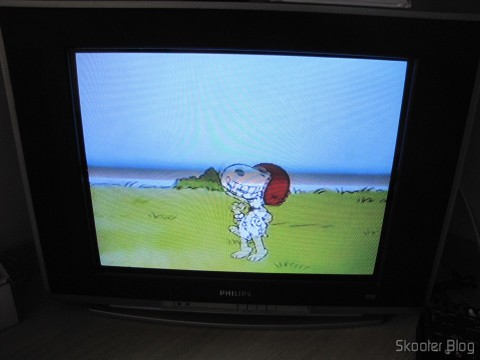 Media Player do Ekotech ZBT-670N em funcionamento