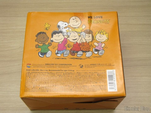 Embalagem dos Action Figures de Snoopy & Woodstock