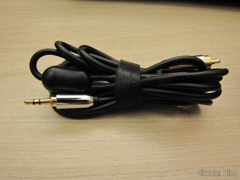 Cabo P2 Estéreo <-> RCA Duplo para conectar o áudio do Atari VCS/2600