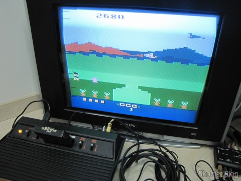Bobby is Going Home no Atari VCS/2600 através da saída de vídeo composto