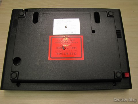 Atari VCS/2600 com S-Video, Vídeo Composto, Áudio Estéreo, e Pausa, após a limpeza