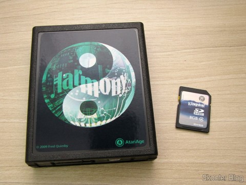 Harmony Cartridge - O cartucho com memória flash para o Atari 2600 e cartão SDHC Kingston de 8GB