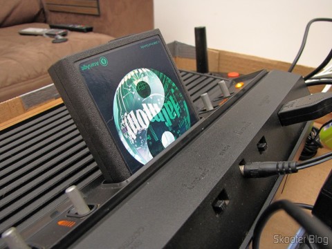 Harmony Cartridge - O cartucho com memória flash para o Atari 2600, em funcionamento