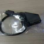 Conversor de EuroSCART para o Framemeister XRGB Mini, em sua embalagem