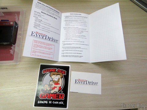 Manual e adesivos do Master Everdrive (Deluxe Edition)