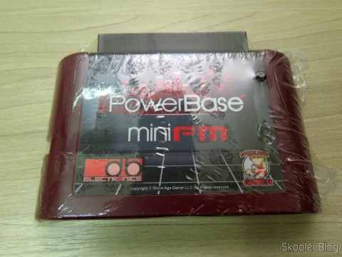 PowerBase Mini FM, ainda embalado