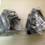DealExtreme (DX): Suportes Giratórios Universais de Celular/GPS para Carro Suportes Giratórios Universais de Celular/GPS para Carro em suas embalagens