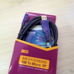 DealExtreme (DX): Cabo de Carga e Dados Micro USB para USB macho Millionwell 01.0368 para Samsung / HTC 1.8m Cabo de Carga e Dados Micro USB para USB macho Millionwell 01.0368 em sua embalagem