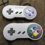 Controle Original do Super Nintendo e Controle Clássico com Fio para Super Nintendo SNES e Retro-Duo TX Tech