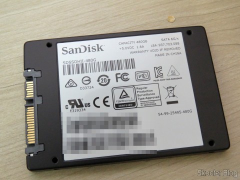 SSD Sandisk Ultra II G25 SDSSDHII-480G-G25, 480GB, SATA3, 2.5"