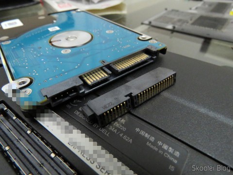 Removendo o HDD Seagate 320GB do Dell Latitude E6220