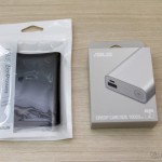 ASUS ZenPower 10050 mAh e Bumper ASUS ZenPower 10050 mAh e Bumper, em suas embalagens