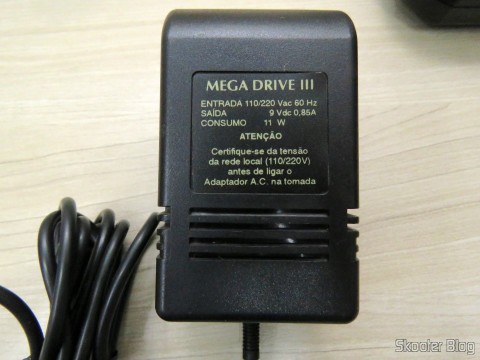 A Fonte de Alimentação do Mega Drive III da Tec Toy