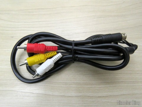 Cabo A/V do Mega Drive III da Tec Toy, da marca Retrobits