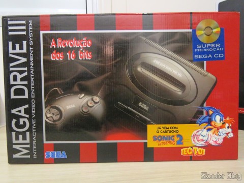 A caixa do Mega Drive III da Tec Toy