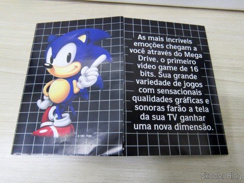 Folheto de Jogos que acompanhava o Mega Drive III da Tec Toy