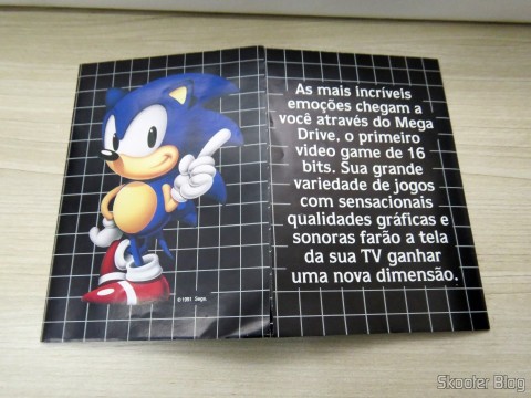 Folheto de Jogos que acompanhava o Mega Drive III da Tec Toy