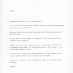 Carta da Tec Toy – 17 de Janeiro de 1992