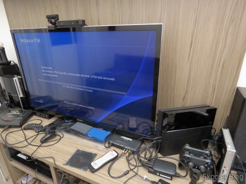 Restaurando todos os dados no Playstation 4 após a instalação do HD Samsung Spinpoint ST2000LM003 2TB