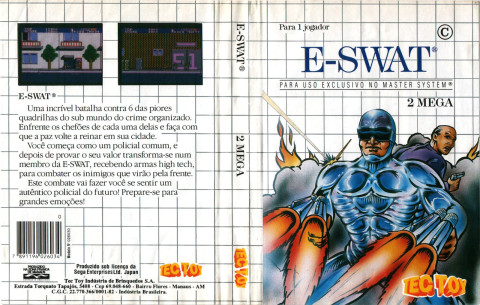 Capa do ESWAT - Master System