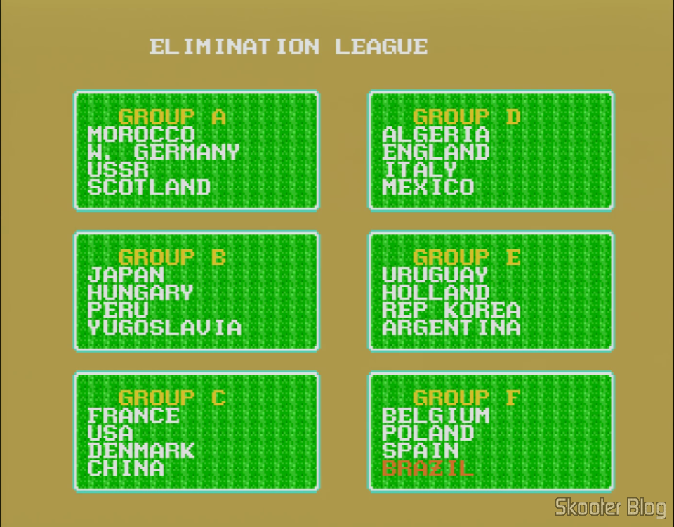 Super Futebol / World Cup Soccer / World Championship Soccer - Mega Drive -  Skooter Blog