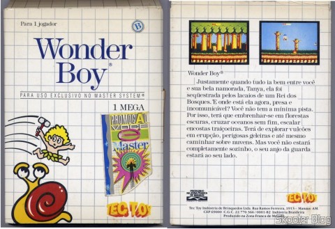 Capa da Tec Toy para o Wonder Boy