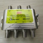 Chave Comutadora 3x4 Nanosat NS34ST Chave Comutadora 3x4 Nanosat NS34ST